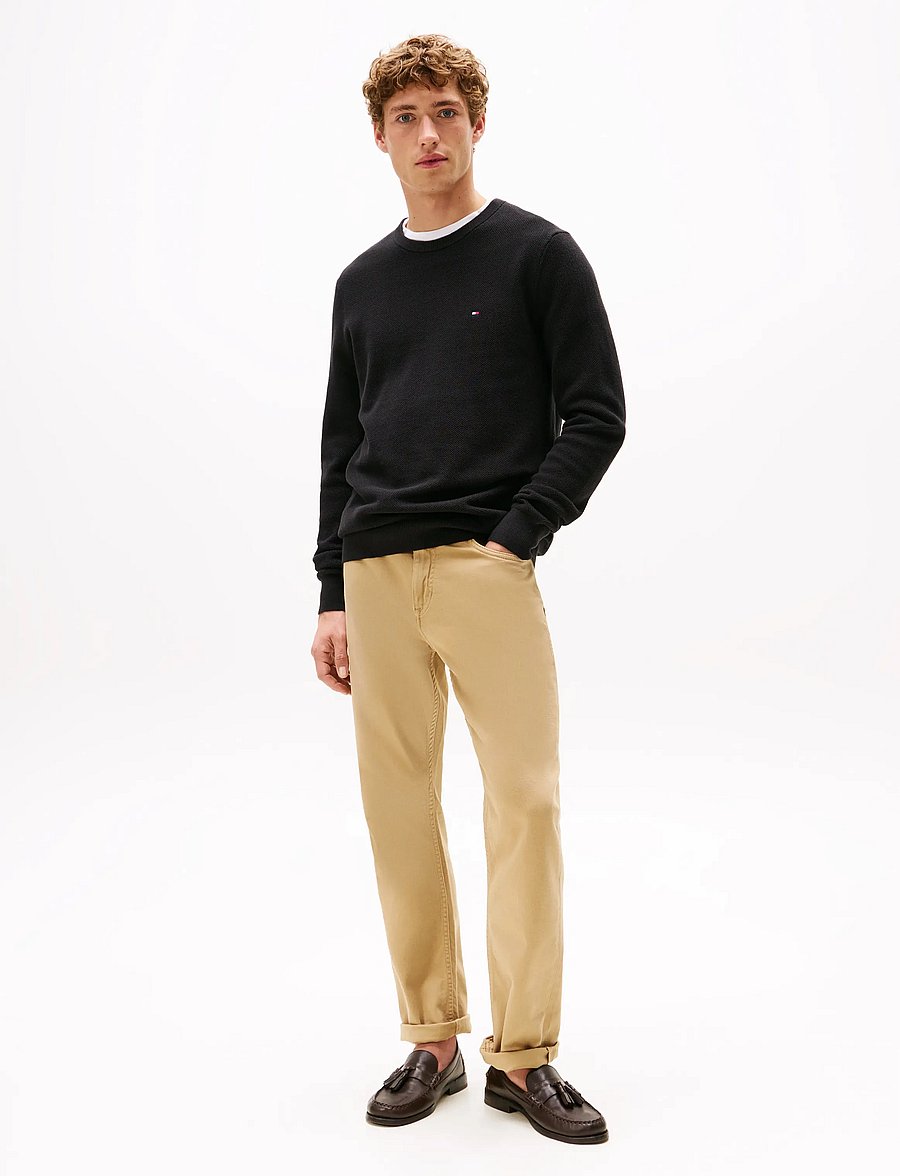 Tommy Hilfiger - ESSENTIAL STRUCTURE CREW NECK - round necks - black - 3