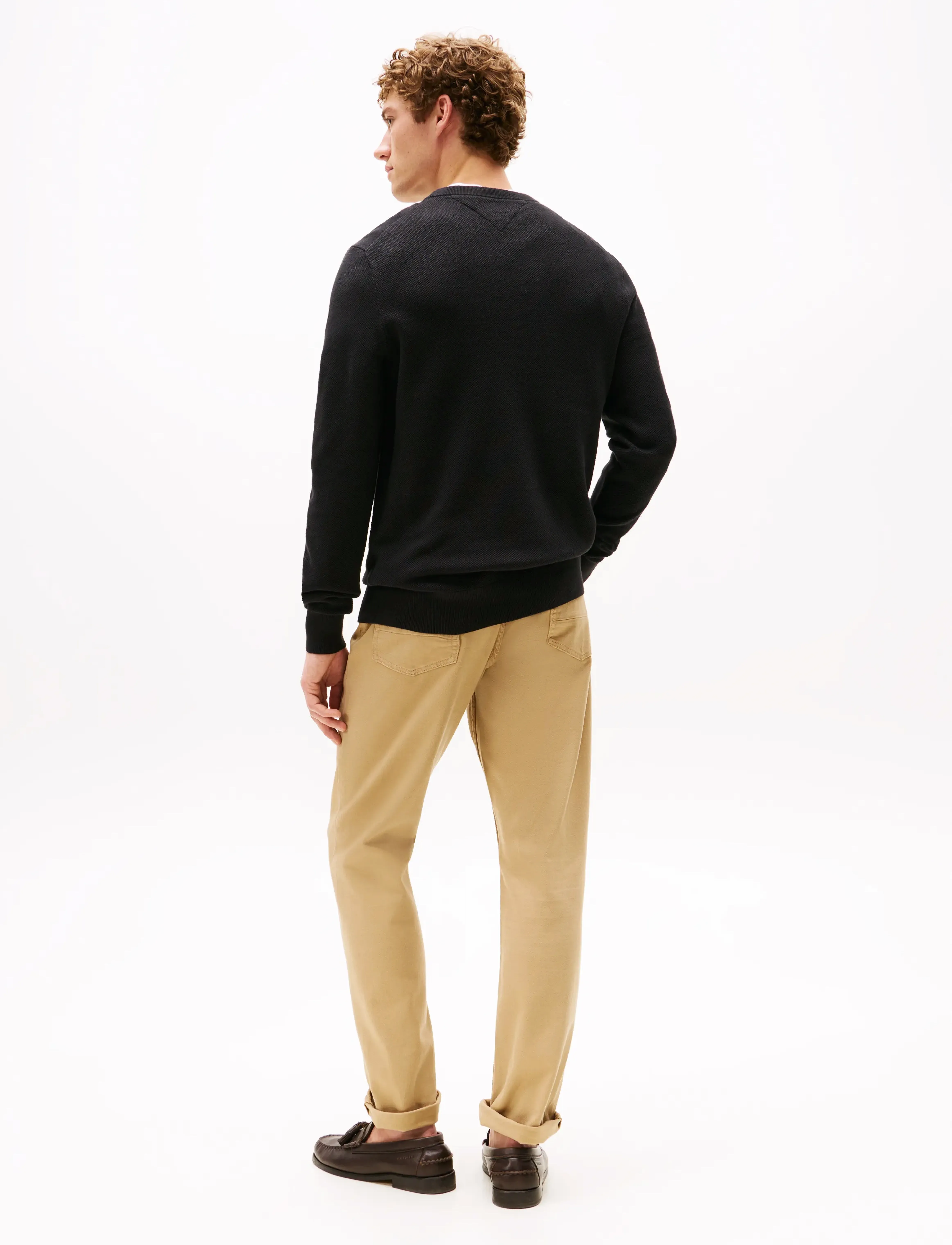 Tommy Hilfiger - ESSENTIAL STRUCTURE CREW NECK - rund hals - black - 4