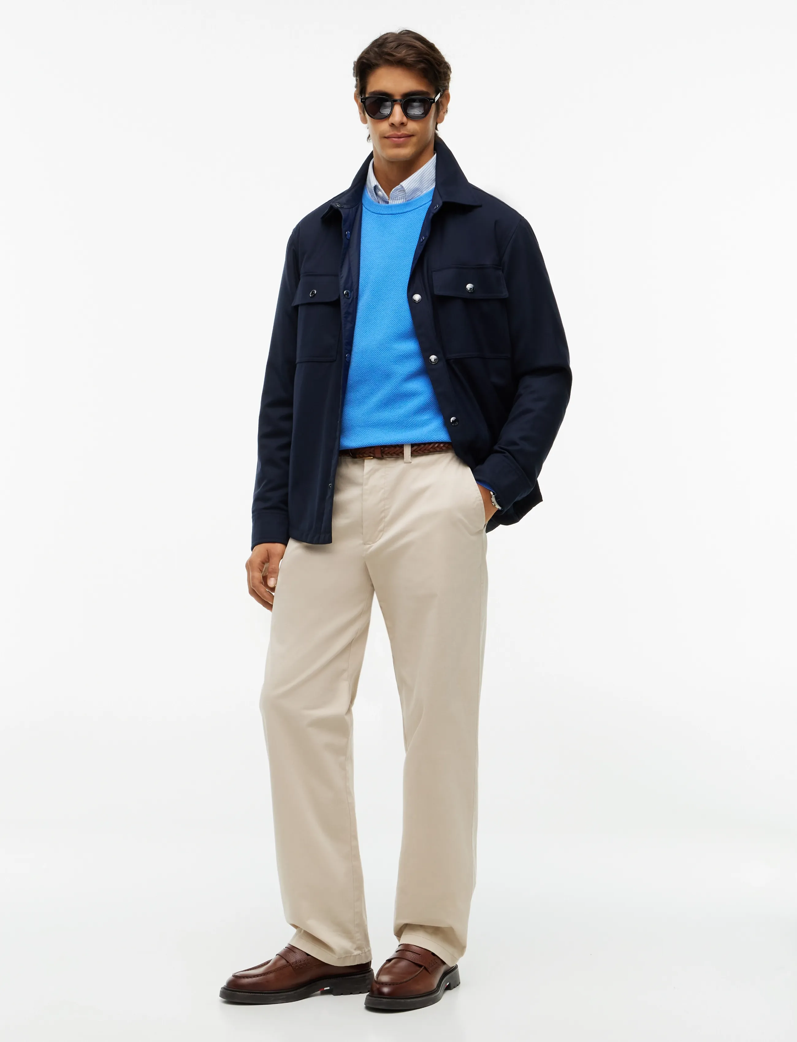 Tommy Hilfiger - ESSENTIAL STRUCTURE CREW NECK - rund hals - blue spell - 4