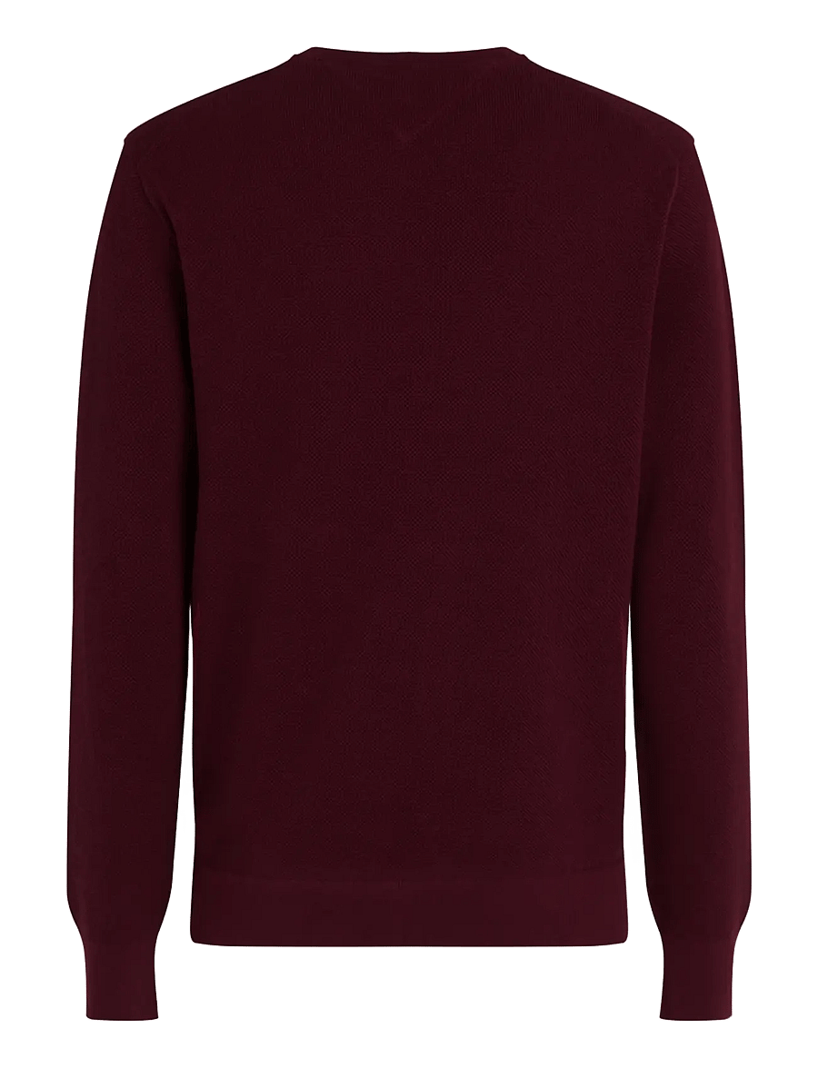 Tommy Hilfiger - ESSENTIAL STRUCTURE CREW NECK - rundhalsad - burgundy - 2