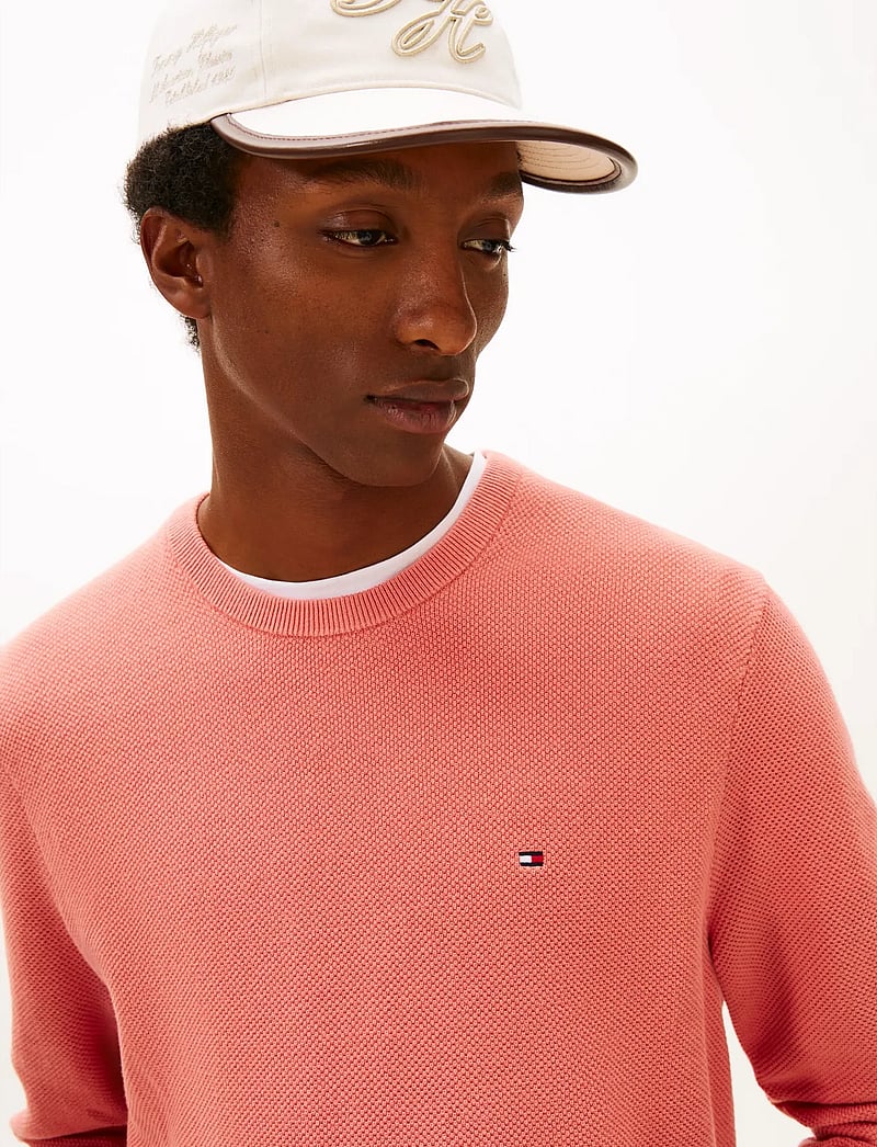 Tommy Hilfiger - ESSENTIAL STRUCTURE CREW NECK - round necks - camellia blush - 4