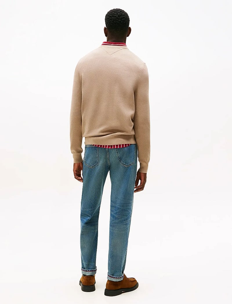 Tommy Hilfiger - ESSENTIAL STRUCTURE CREW NECK - rund hals - coastal taupe - 2