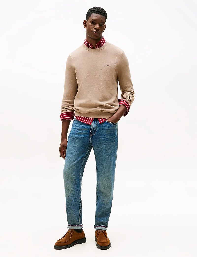 Tommy Hilfiger - ESSENTIAL STRUCTURE CREW NECK - rund hals - coastal taupe - 3