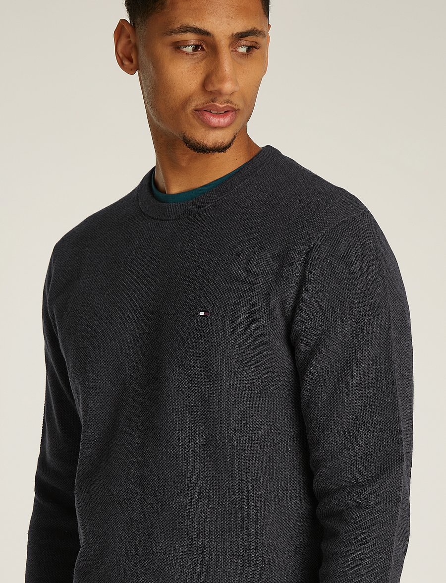 Tommy Hilfiger - ESSENTIAL STRUCTURE CREW NECK - rundhals - dark grey heather - 3