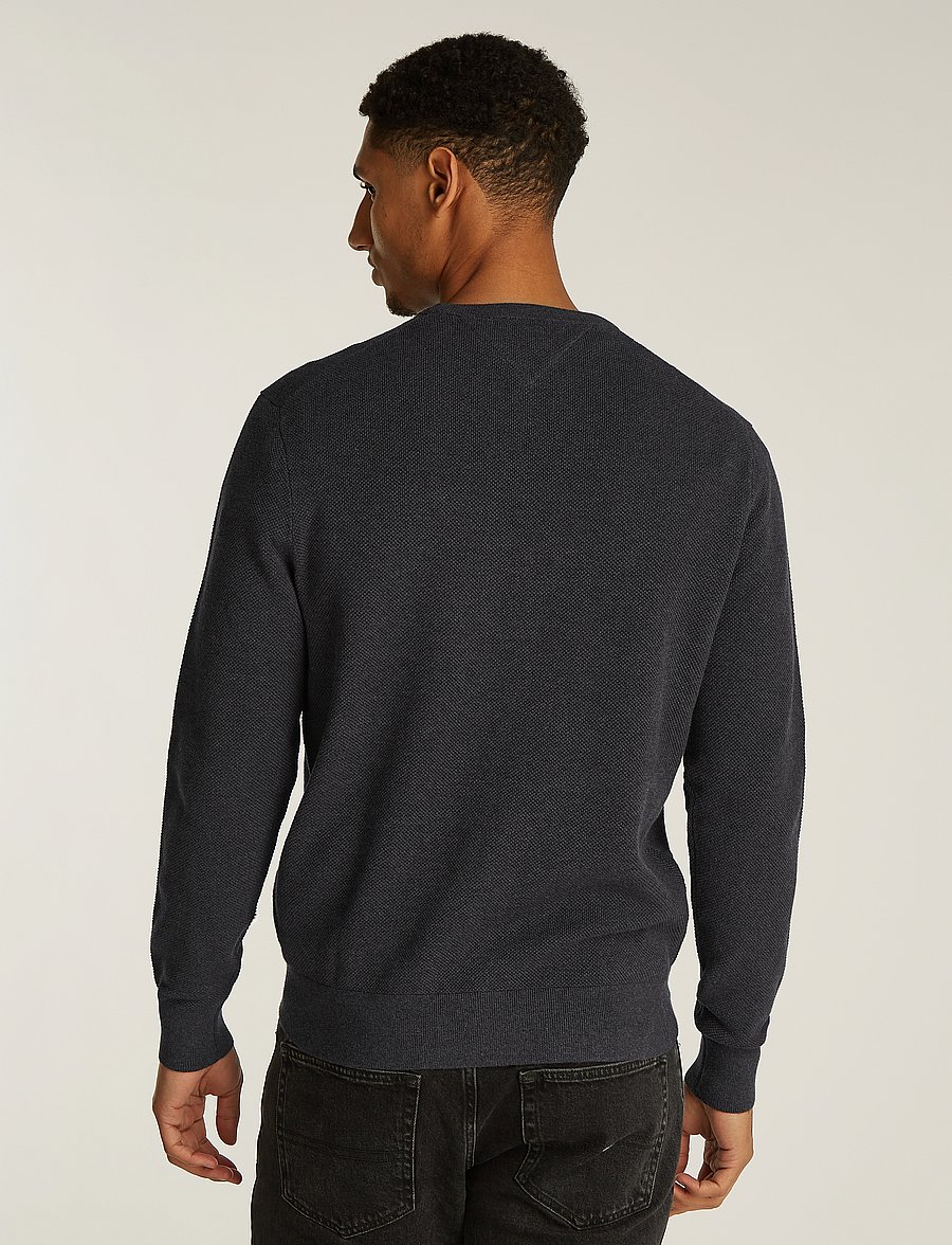 Tommy Hilfiger - ESSENTIAL STRUCTURE CREW NECK - rundhals - dark grey heather - 4