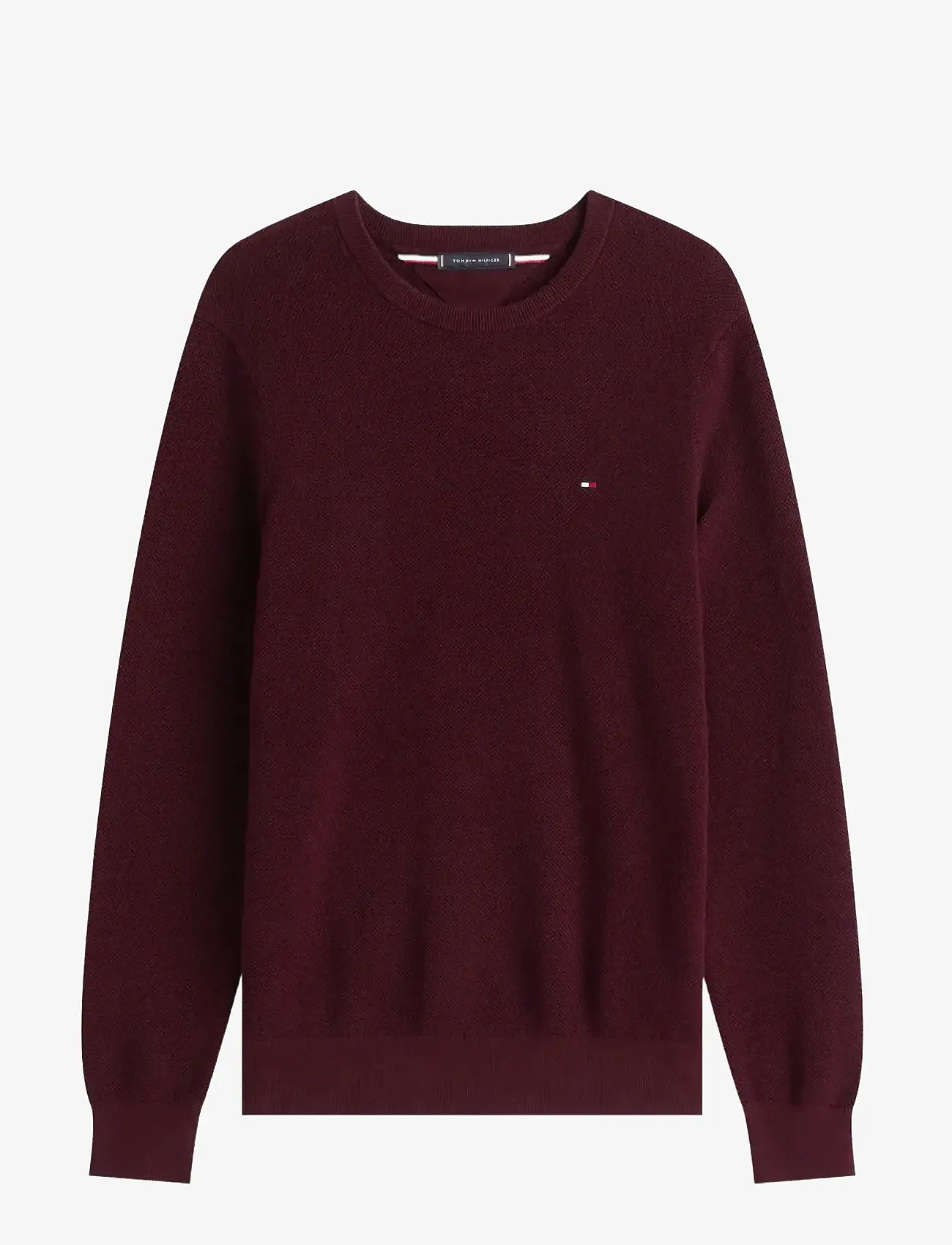Tommy Hilfiger - ESSENTIAL STRUCTURE CREW NECK - rund hals - deep burgundy - 1
