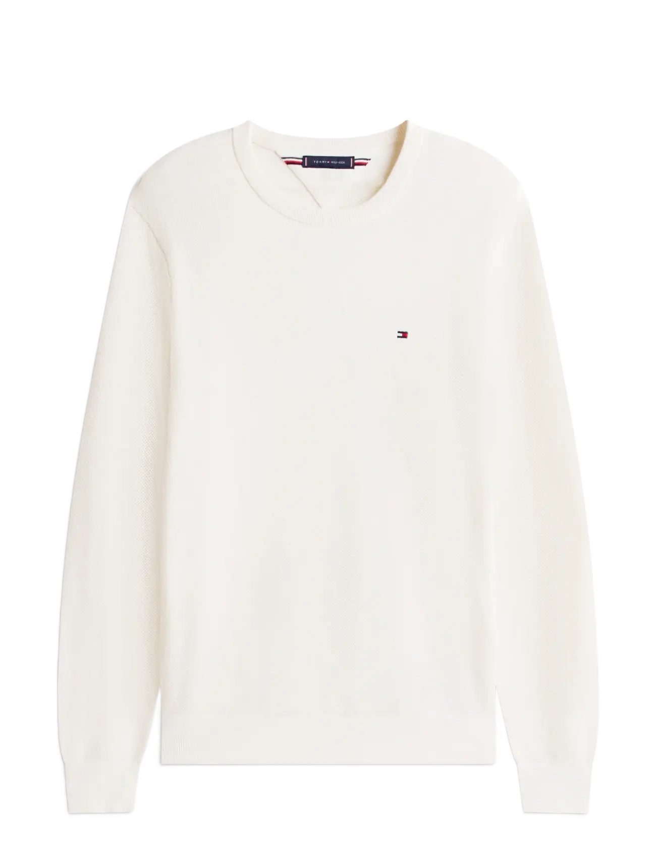 Tommy Hilfiger ESSENTIAL STRUCTURE CREW NECK - Rundhalsad - IVORY PETAL / white