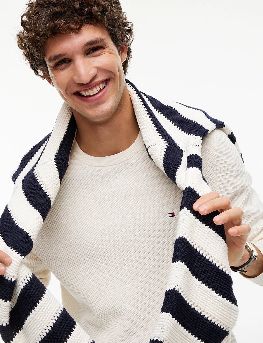 Tommy Hilfiger - ESSENTIAL STRUCTURE CREW NECK - rundhals - ivory petal - 4
