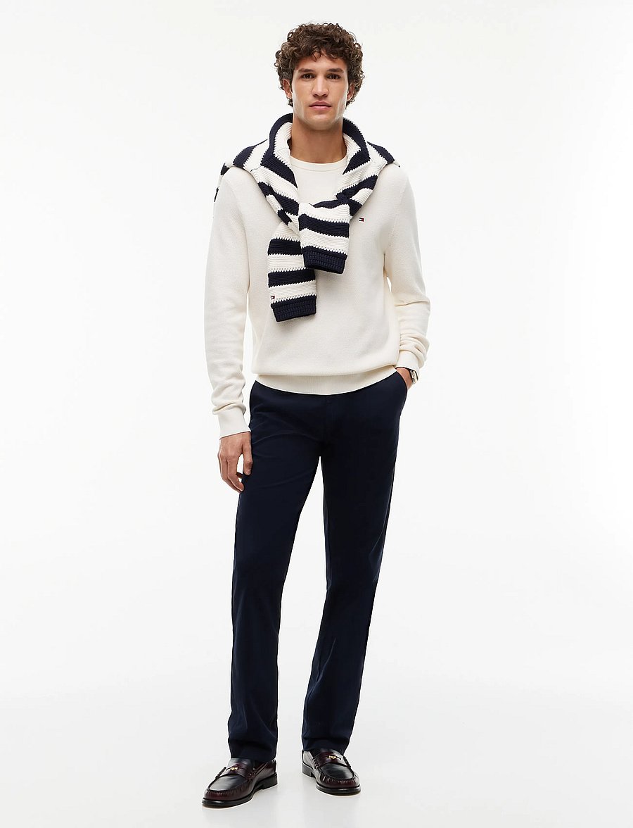 Tommy Hilfiger - ESSENTIAL STRUCTURE CREW NECK - rundhals - ivory petal - 5