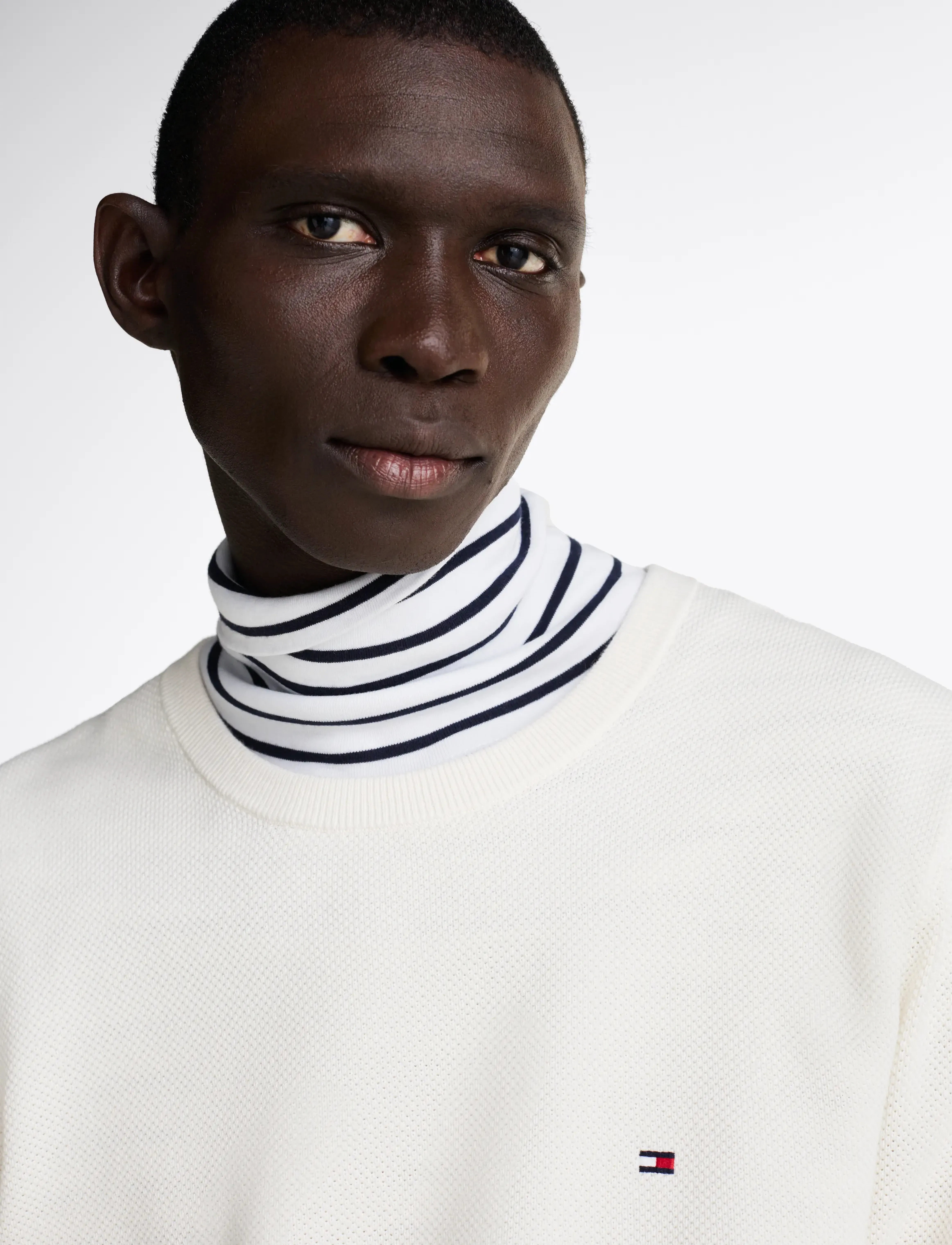 TOMMY HILFIGER Essential Structure Crew Neck långärmade t-shirts herr – bild 6