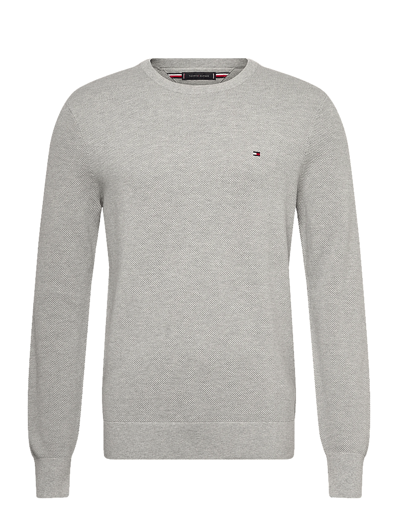 Tommy Hilfiger - ESSENTIAL STRUCTURE CREW NECK - rund hals - light grey heather - 0