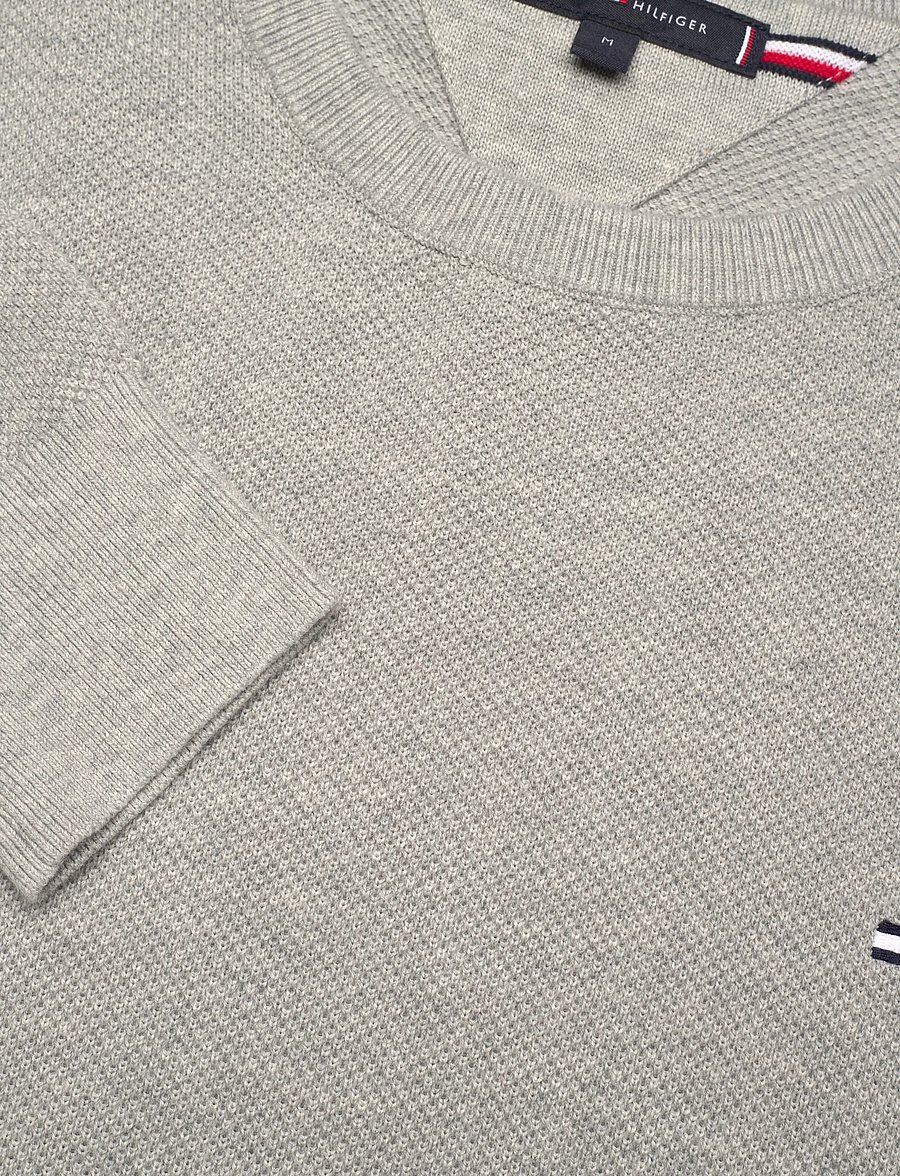 Tommy Hilfiger - ESSENTIAL STRUCTURE CREW NECK - rundhals - light grey heather - 5