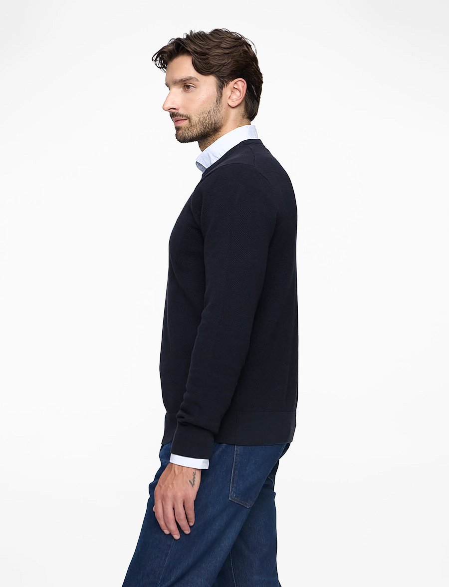 Tommy Hilfiger - ESSENTIAL STRUCTURE CREW NECK - rundhals - navy blue - 4