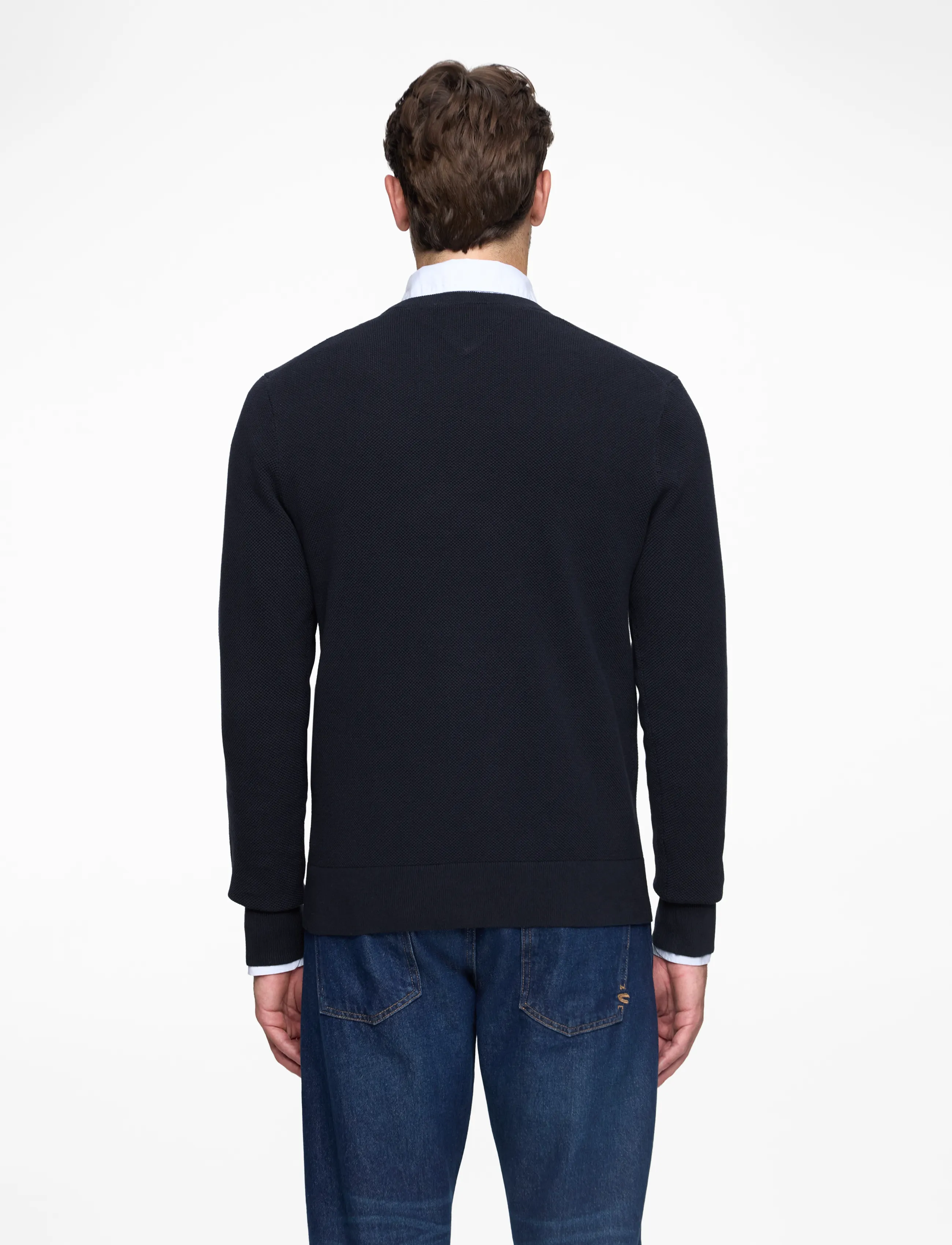Tommy Hilfiger - ESSENTIAL STRUCTURE CREW NECK - rund hals - navy blue - 5