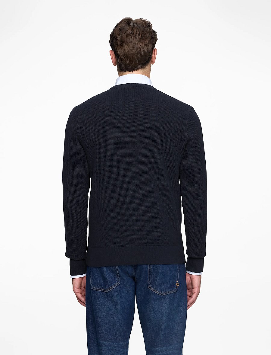 Tommy Hilfiger - ESSENTIAL STRUCTURE CREW NECK - rundhals - navy blue - 5