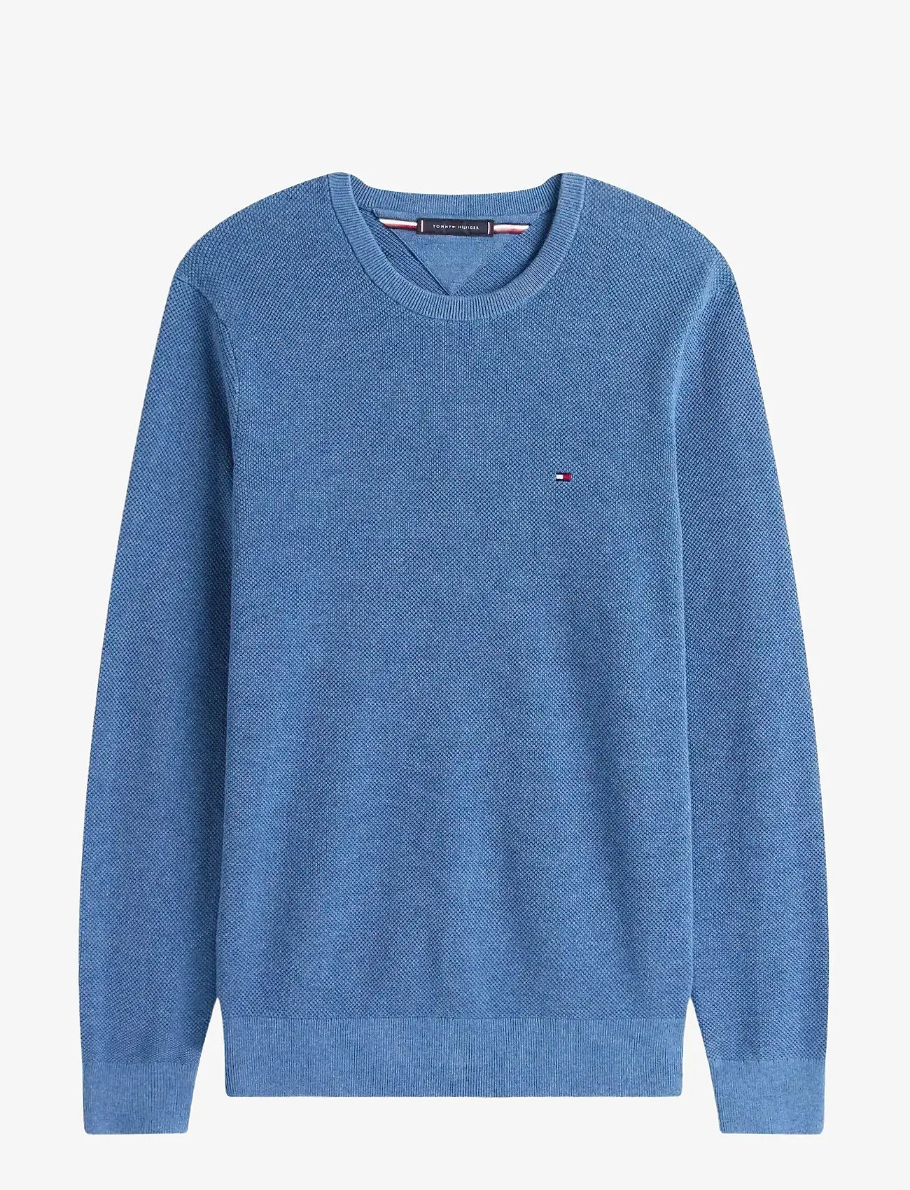 Tommy Hilfiger - ESSENTIAL STRUCTURE CREW NECK - rundhalsad - petrol blue heather - 1