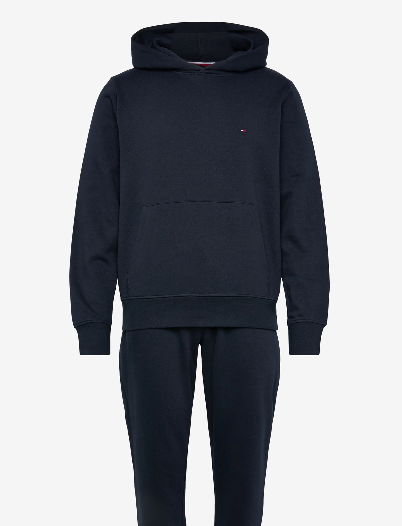 Tommy Hilfiger - FLAG LOGO TRACKSUIT - jogging tøj - desert sky - 0