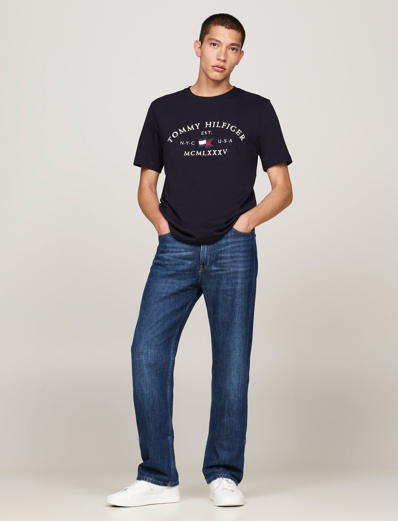 Tommy Hilfiger - NAUTICAL ARCH TEE - desert sky - 5