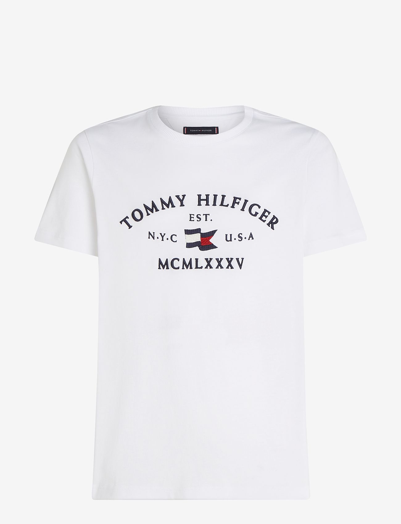Tommy Hilfiger - NAUTICAL ARCH TEE - lyhythihaiset - white - 1