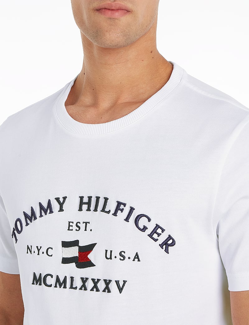 Tommy Hilfiger - NAUTICAL ARCH TEE - lyhythihaiset - white - 3