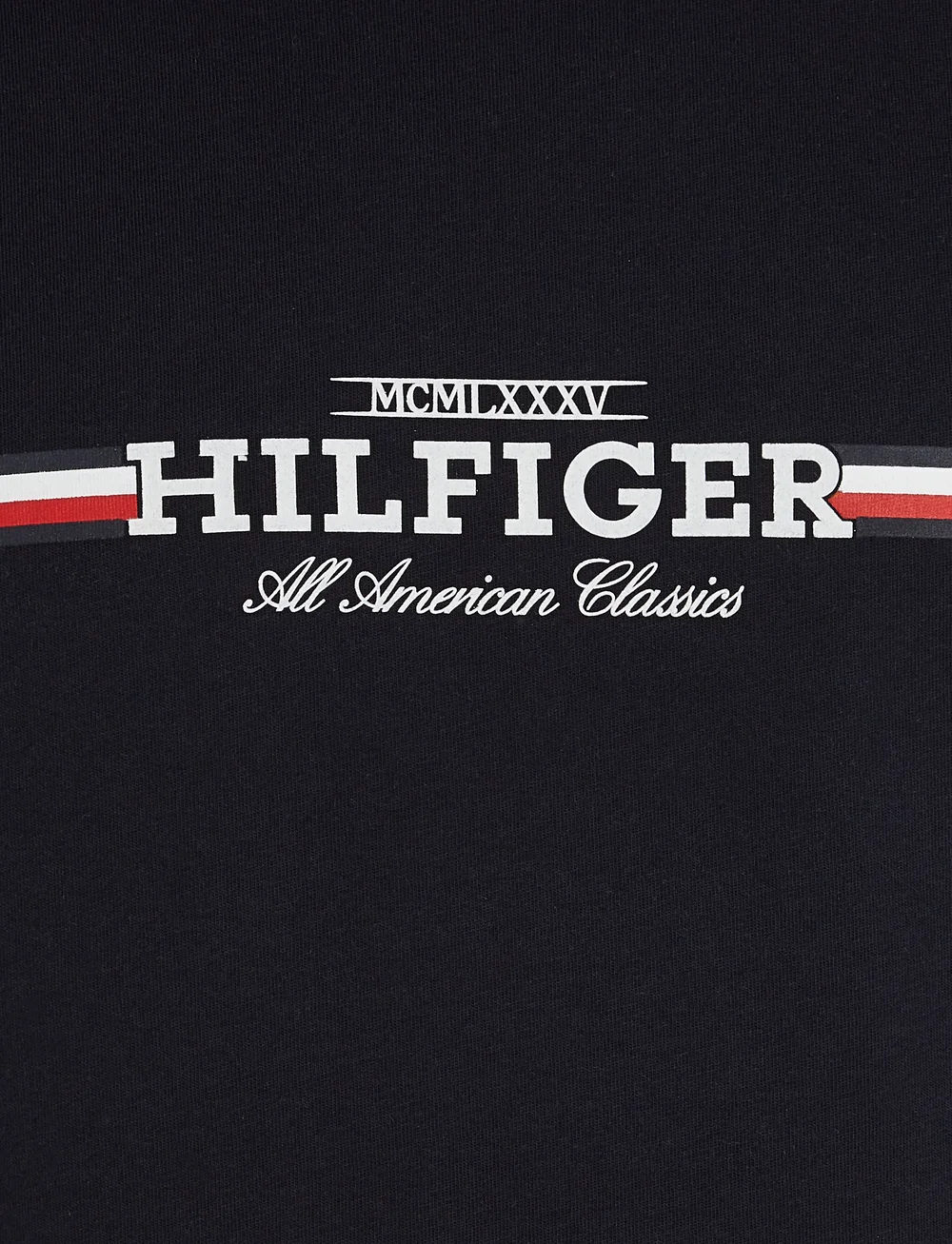 Tommy Hilfiger - HILFIGER CHEST STRIPE TEE - krótki rękaw - desert sky - 3