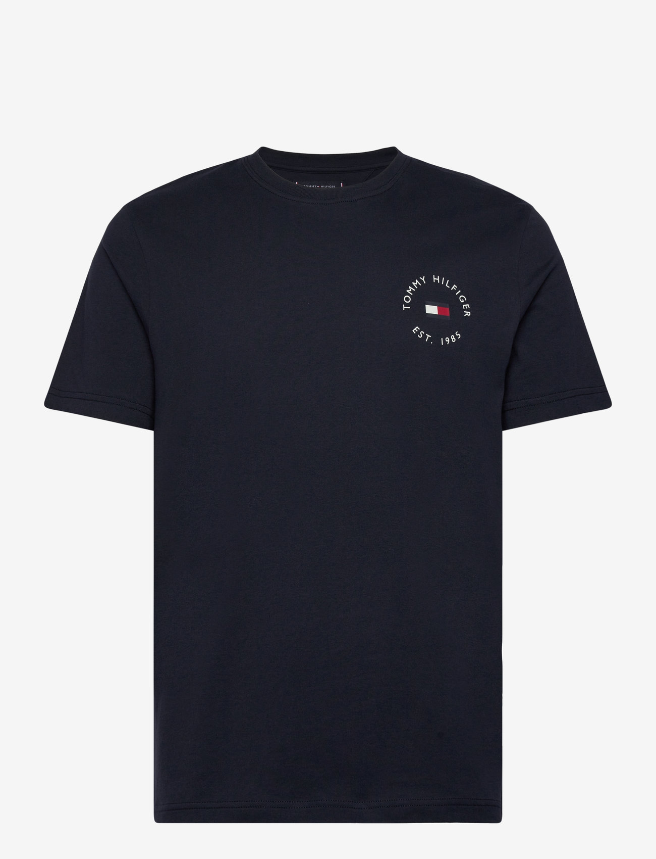 Tommy Hilfiger - ROUNDLE LOGO CHEST TEE - desert sky - 0