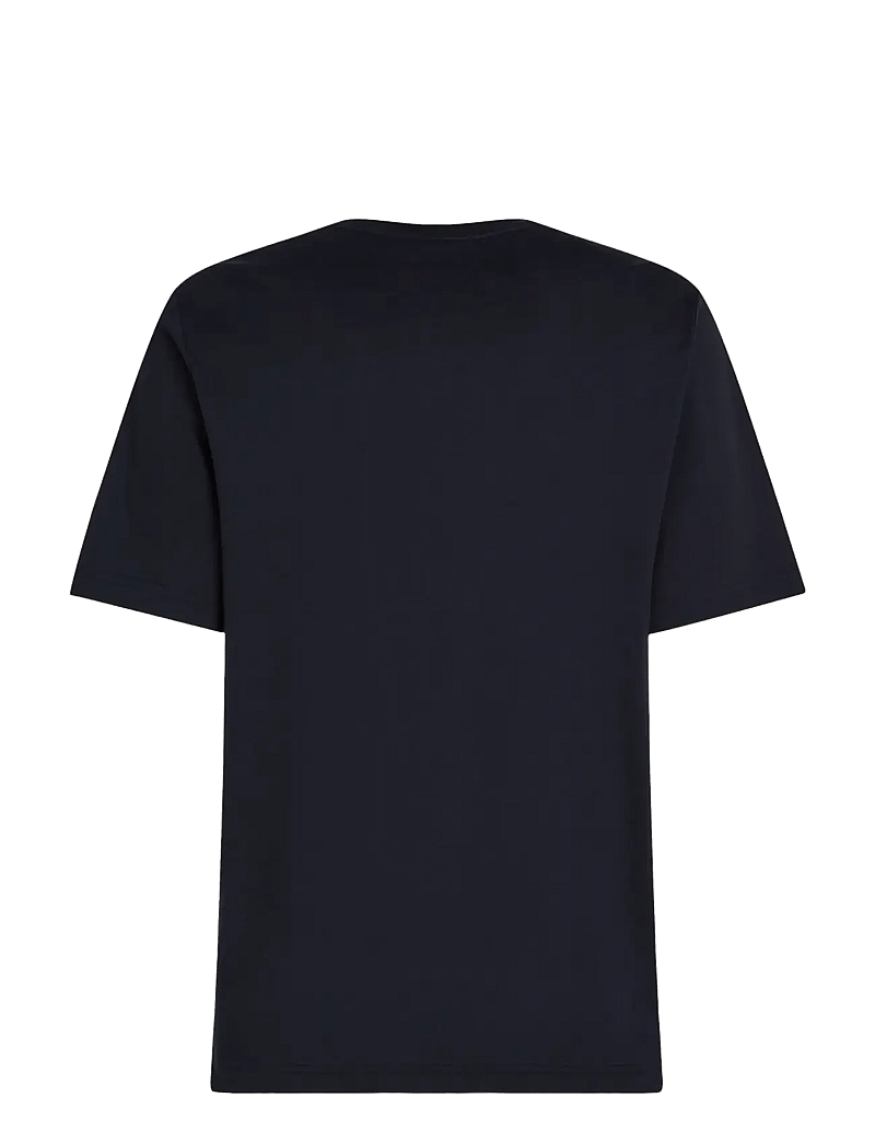 Tommy Hilfiger - HILFIGER CHEST INSERT TEE - kortärmade t-shirts - desert sky - 2