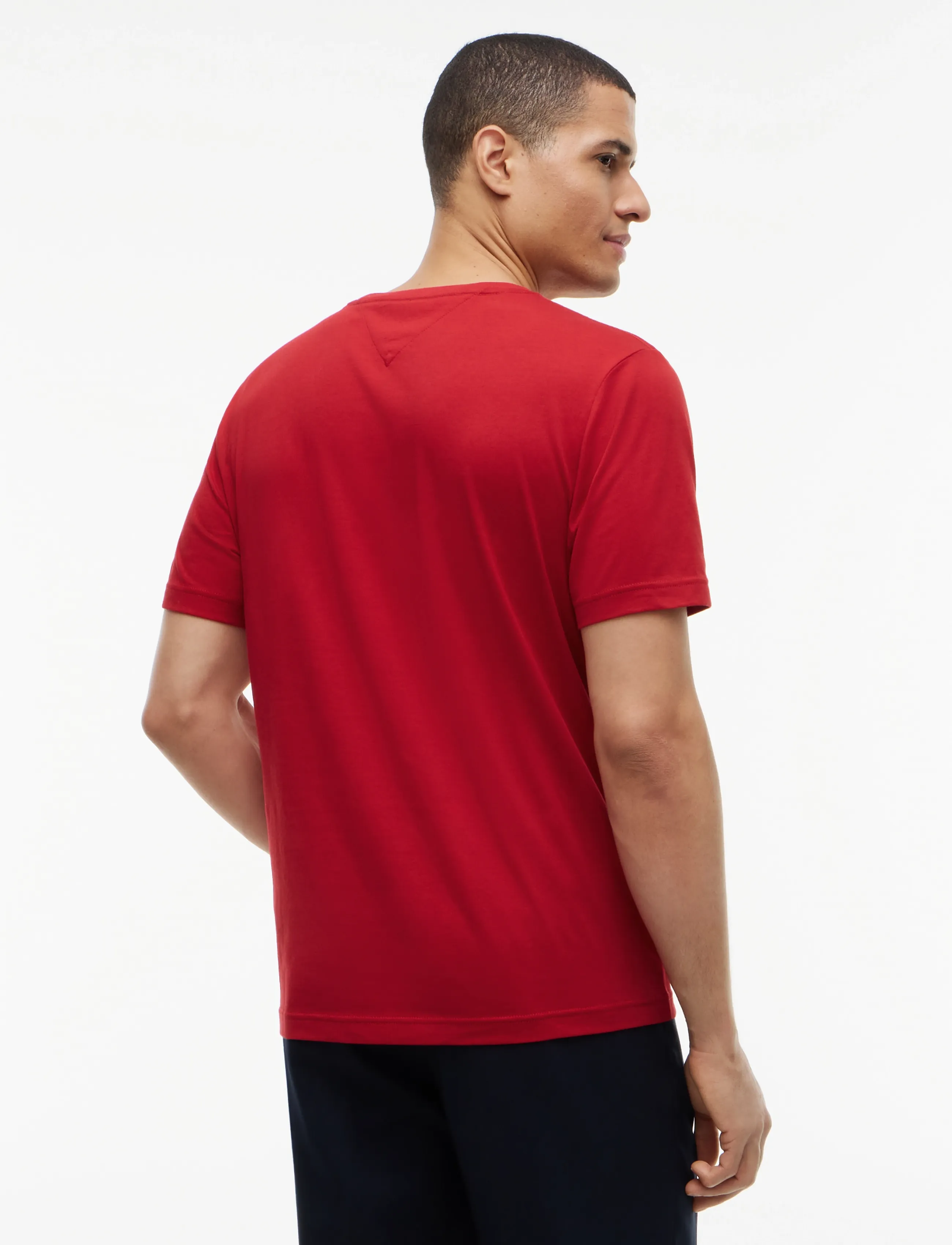 Tommy Hilfiger - HILFIGER CHEST INSERT T-SHIRT - kurzärmelige - medium red - 2
