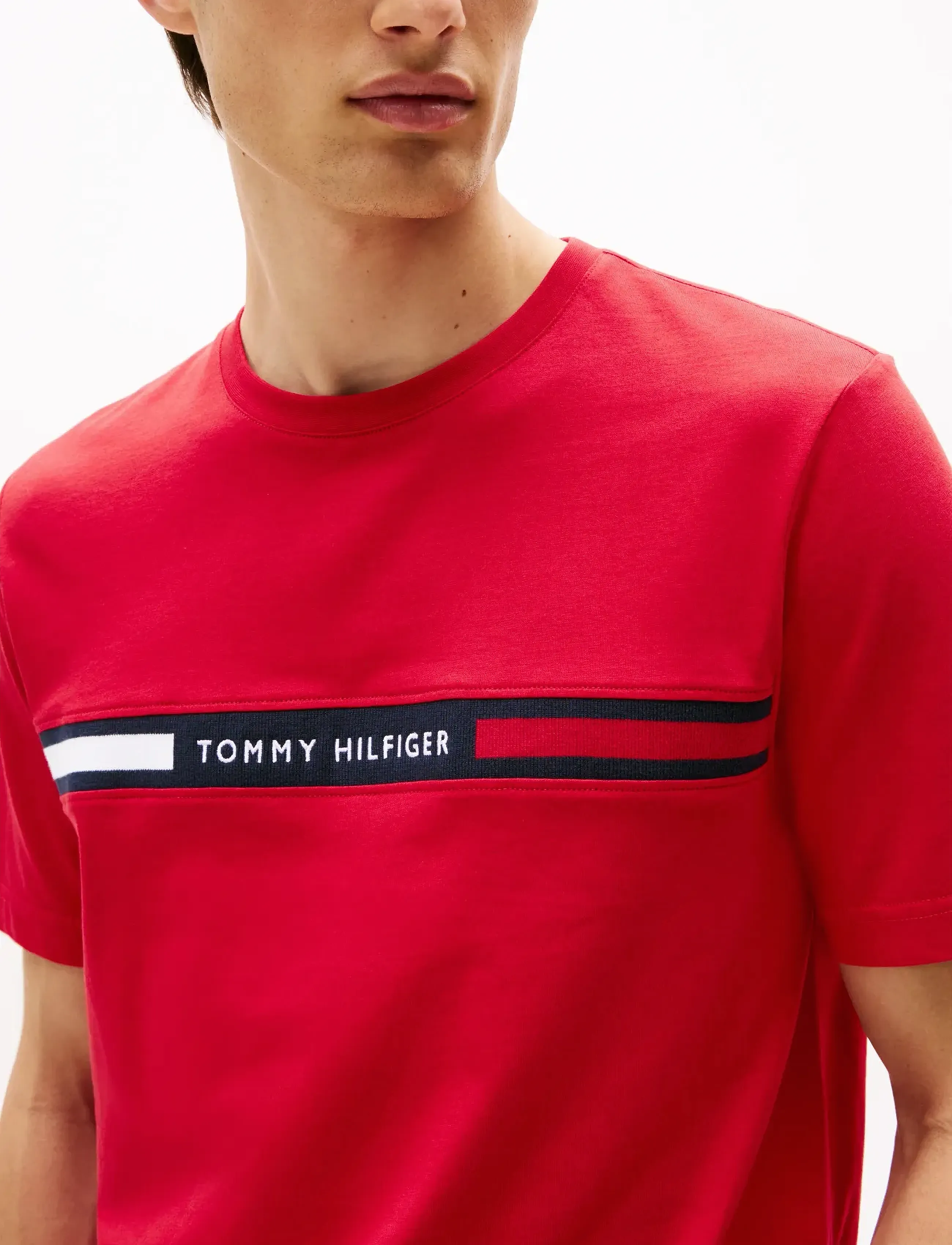 TOMMY HILFIGER Chest Insert Tee t-shirts - bas herr – bild 6