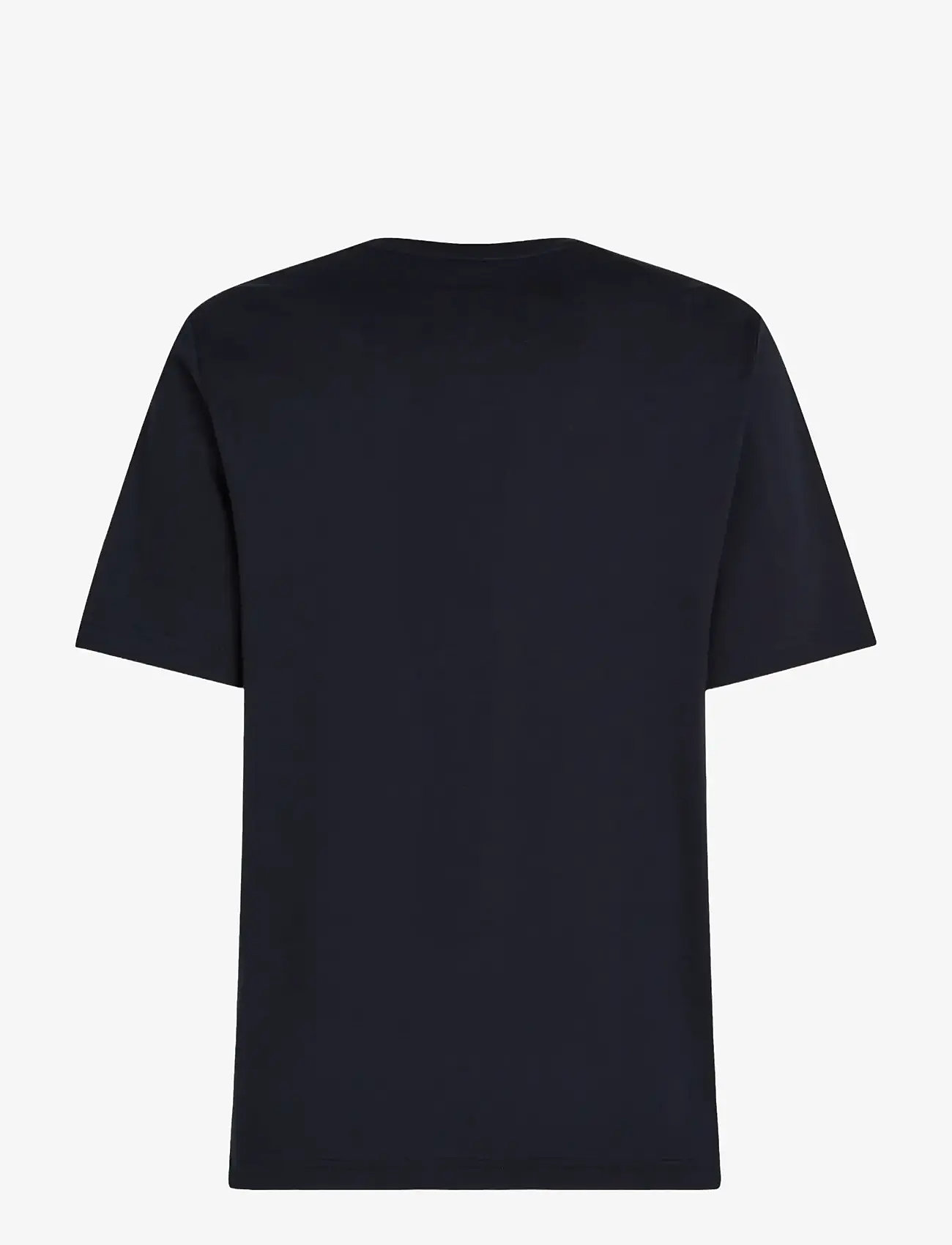 Tommy Hilfiger - HILFIGER CHEST INSERT TEE - lühikeste varrukatega t-särgid - navy blue - 2