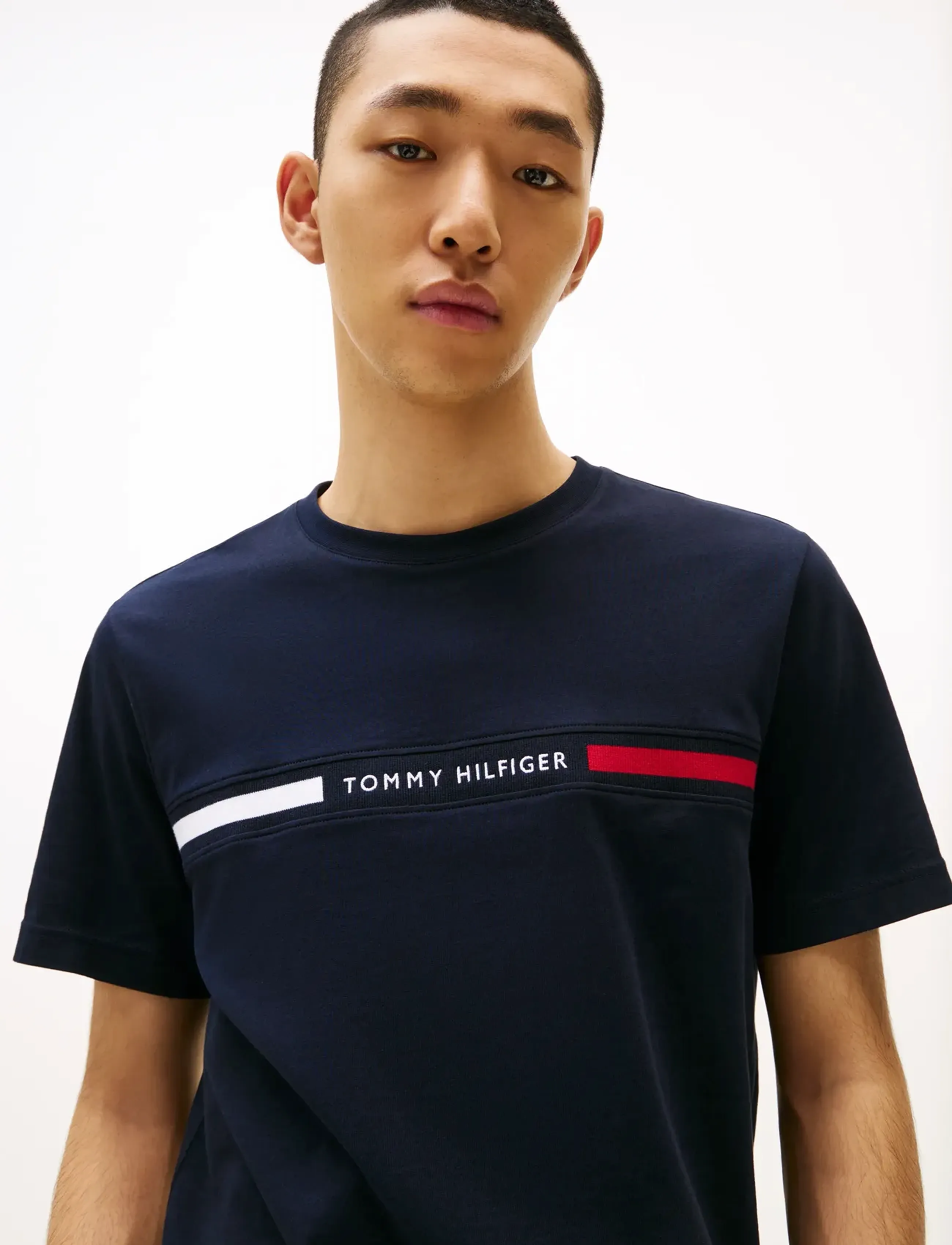 TOMMY HILFIGER Chest Insert Tee t-shirts - bas herr – bild 6