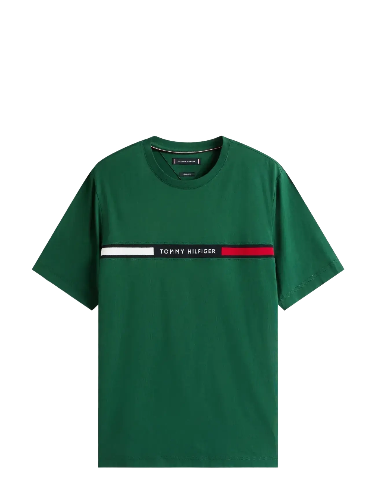 TOMMY HILFIGER Hilfiger Chest Insert Tee Grün - M - Herren