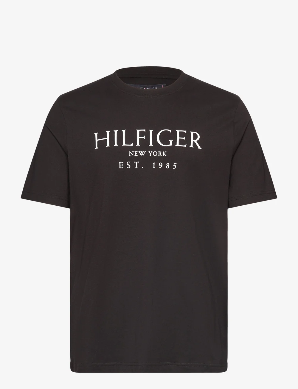 Tommy Hilfiger - BIG HILFIGER TEE - kortärmade t-shirts - black - 0