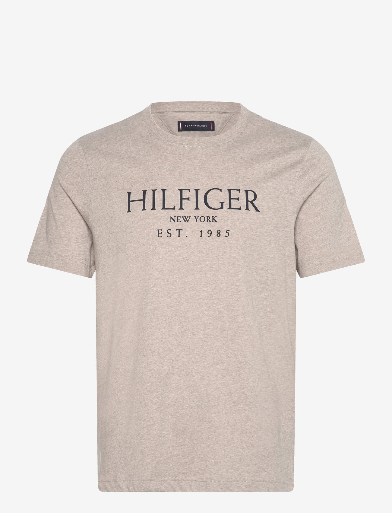 Tommy Hilfiger - BIG HILFIGER TEE - heathered pebble - 1