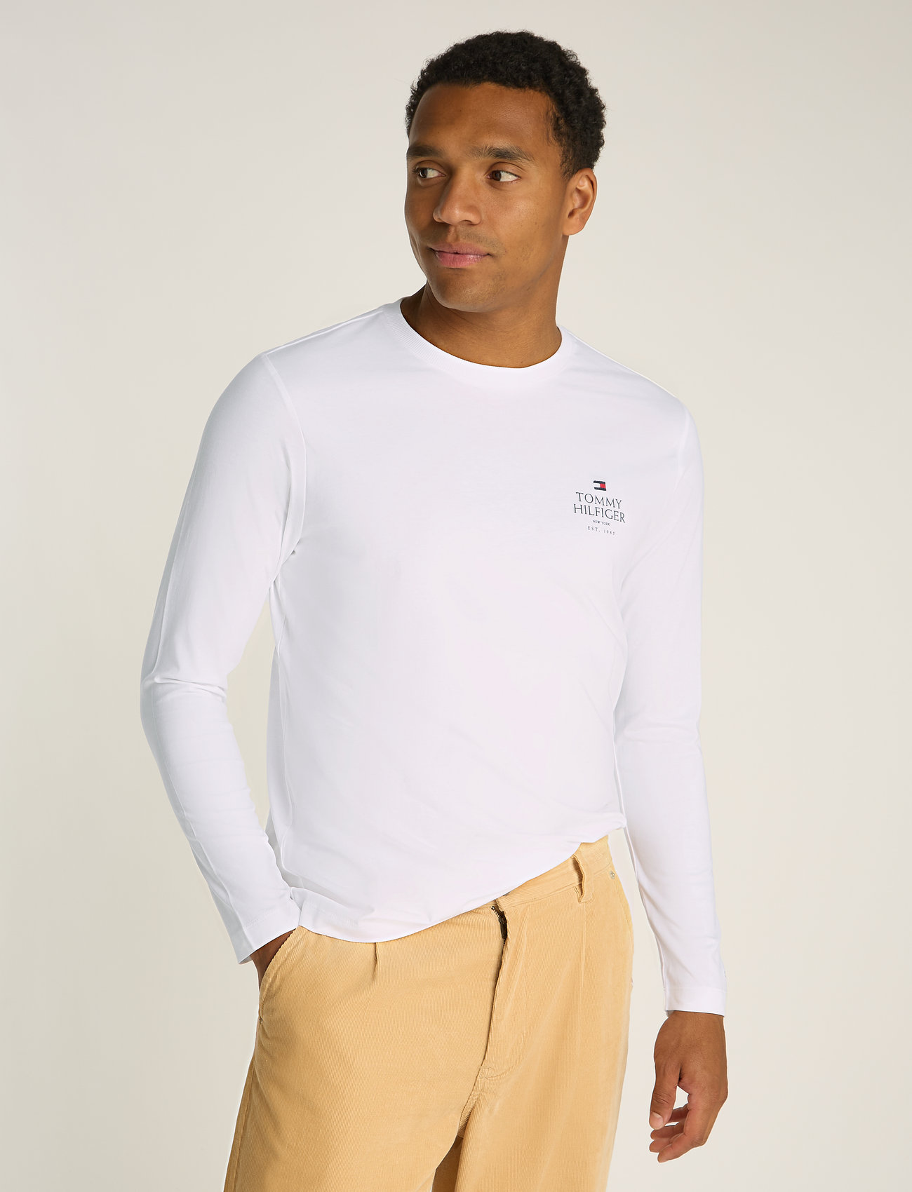 Tommy Hilfiger - HILFIGER STACK LS TEE - white - 5