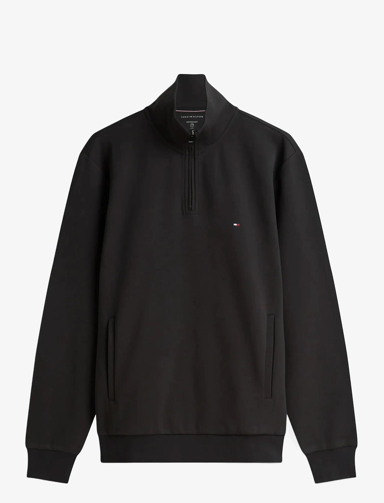 Tommy Hilfiger - ESSENTIAL INTECHNO 1/4 ZIP - half zip-tröjor - black - 1