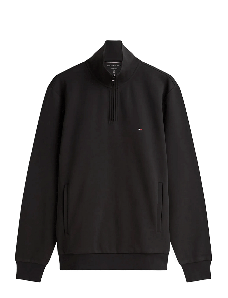 Tommy Hilfiger - ESSENTIAL INTECHNO 1/4 ZIP - half zip-tröjor - black - 1