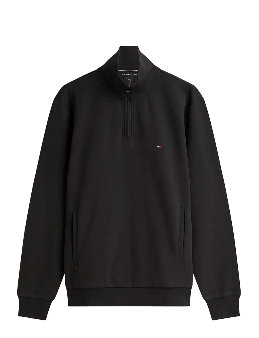 Tommy Hilfiger - ESSENTIAL INTECHNO 1/4 ZIP - pullover mit halbem reißverschluss - black - 1