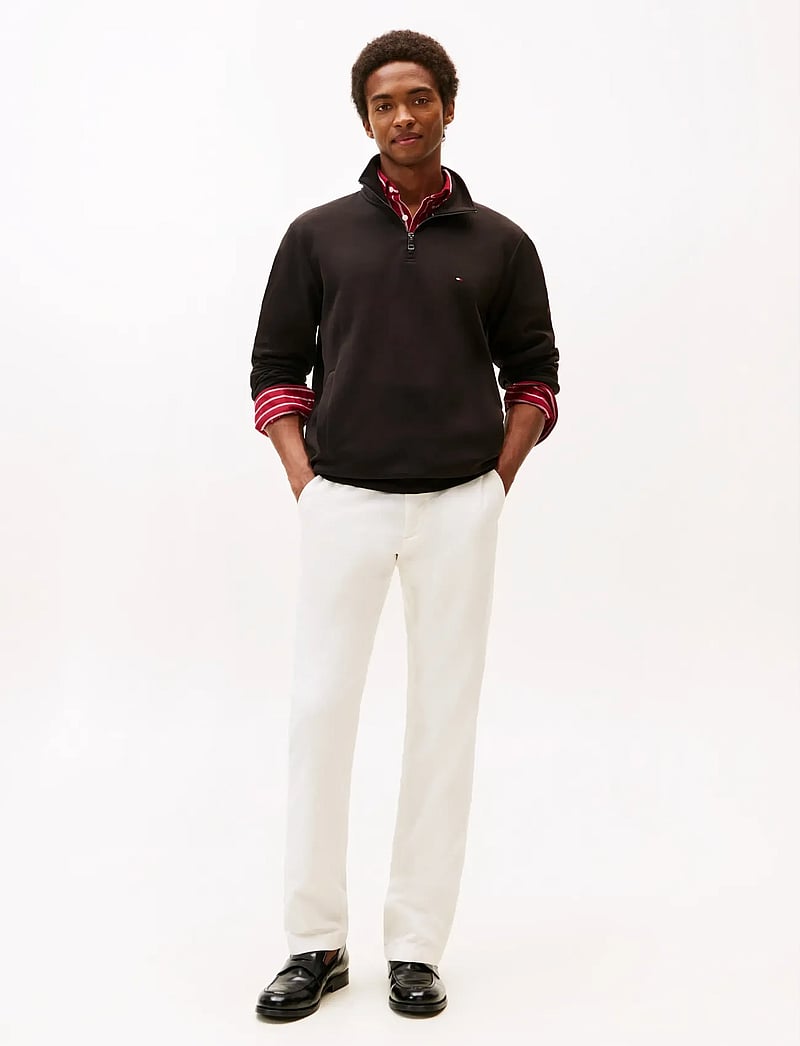 Tommy Hilfiger - ESSENTIAL INTECHNO 1/4 ZIP - half zip-tröjor - black - 0