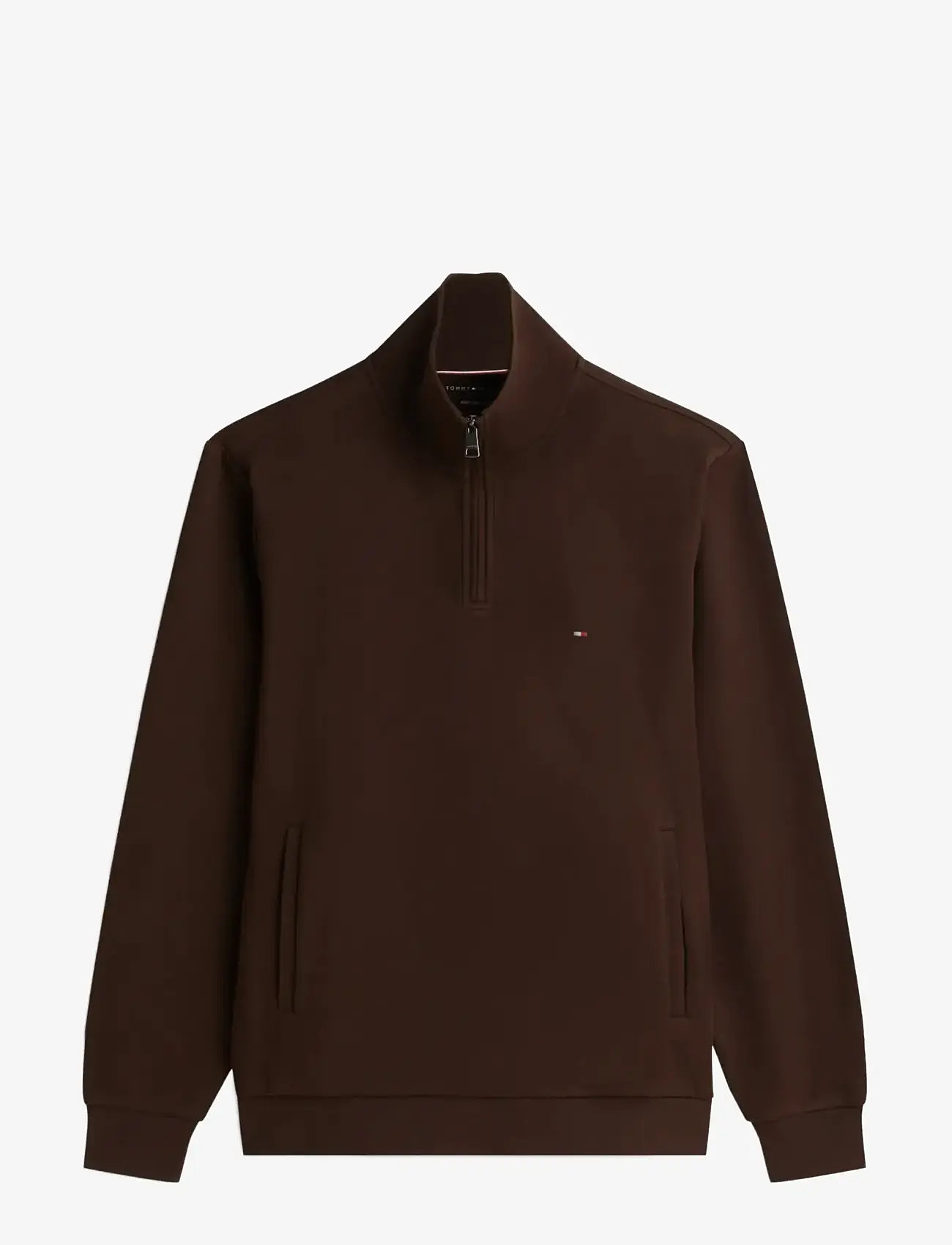 Tommy Hilfiger - ESSENTIAL INTECHNO 1/4 ZIP - half zip-tröjor - chocolate - 1