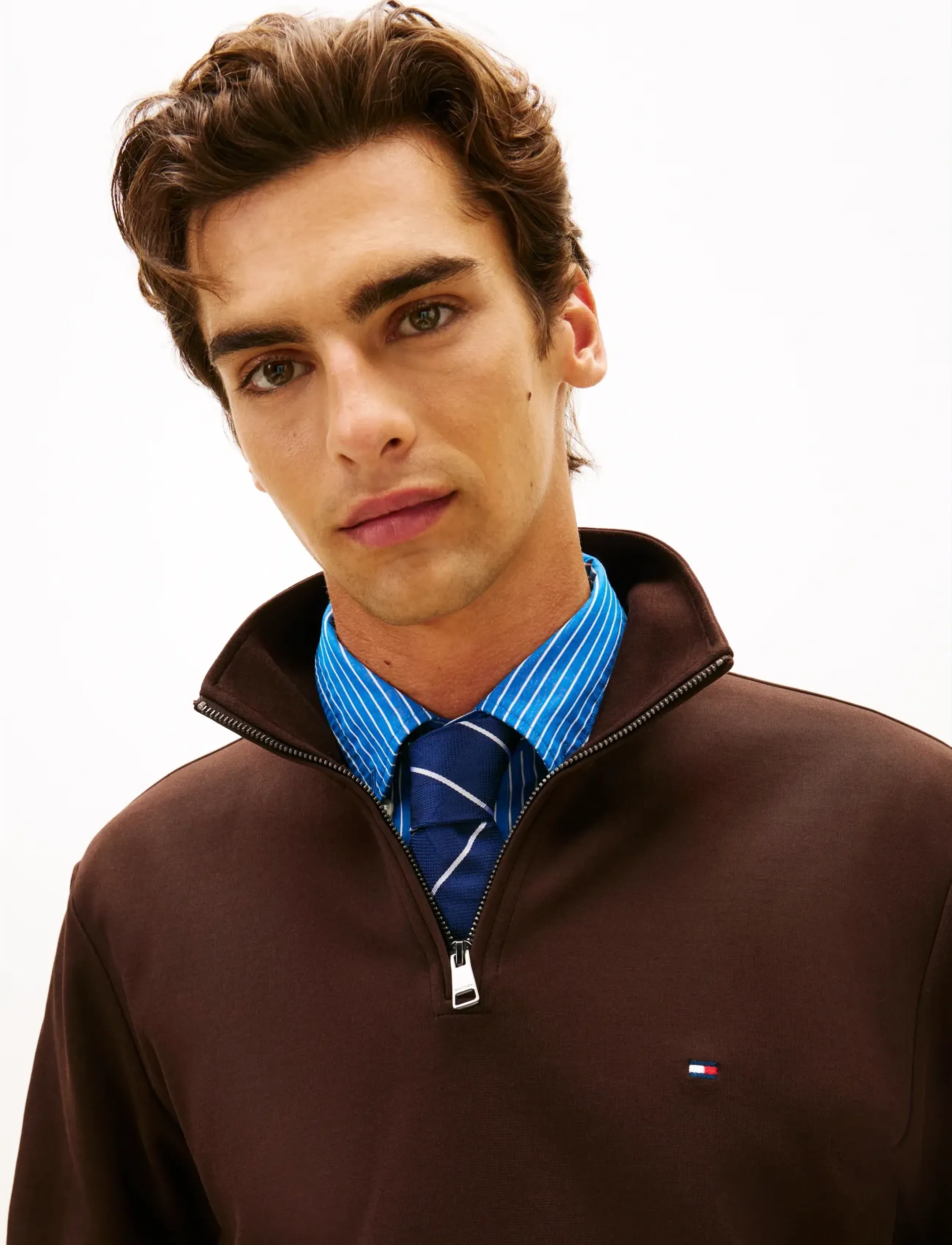 Tommy Hilfiger - ESSENTIAL INTECHNO 1/4 ZIP - tõmblukk-kaelusega džemprid - chocolate - 4