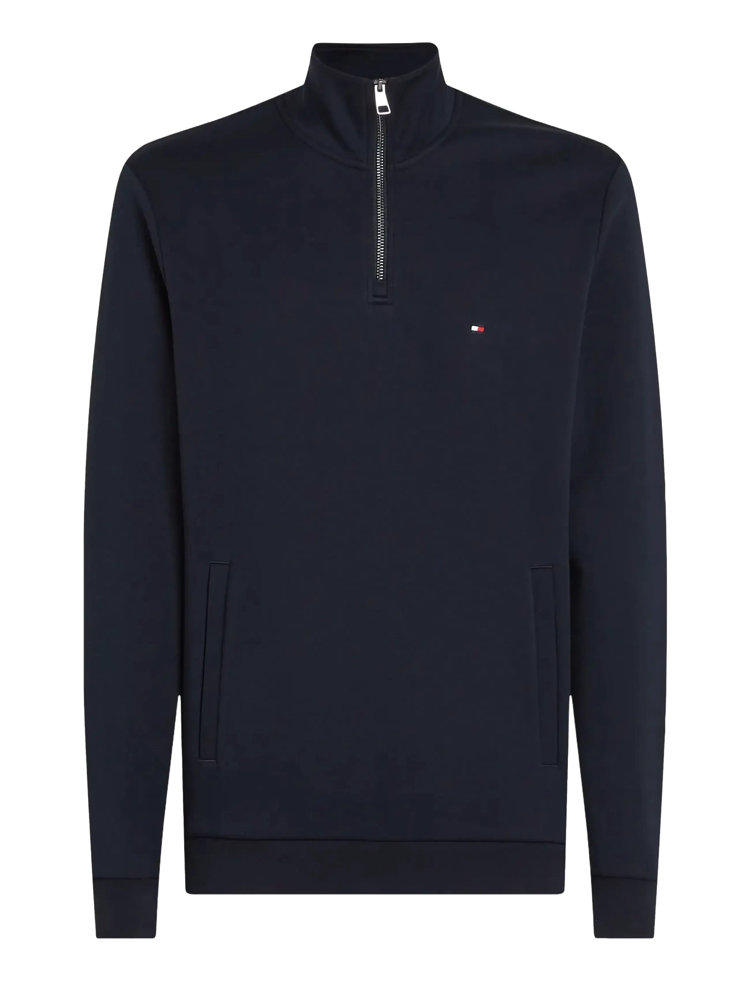 Tommy Hilfiger ESSENTIAL INTECHNO 1/4 ZIP - Tøj - DESERT SKY / navy