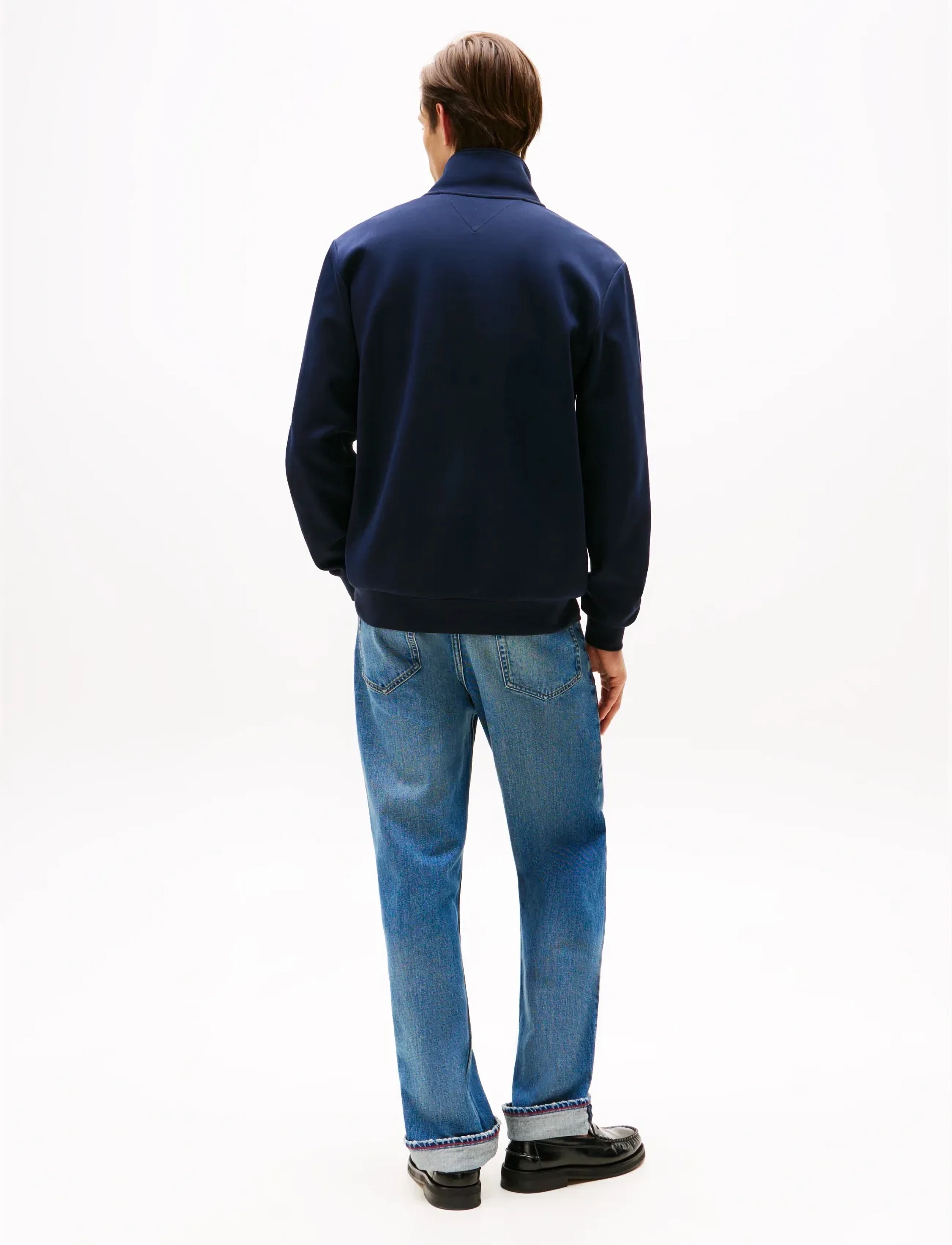 Tommy Hilfiger - ESSENTIAL INTECHNO 1/4 ZIP - half zip jumpers - desert sky - 4