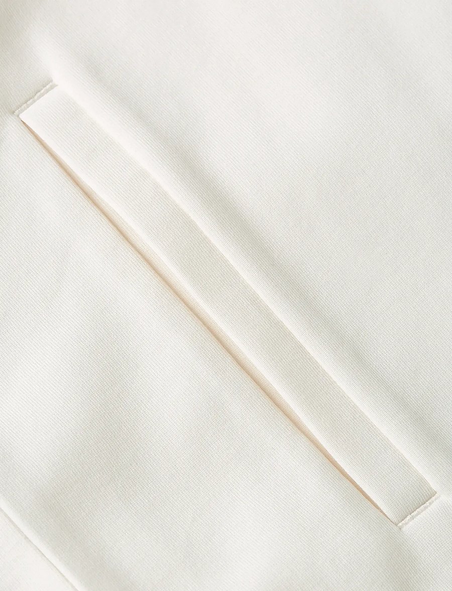 Tommy Hilfiger - ESSENTIAL INTECHNO 1/4 ZIP - swetry zapinane do połowy - ivory petal - 3