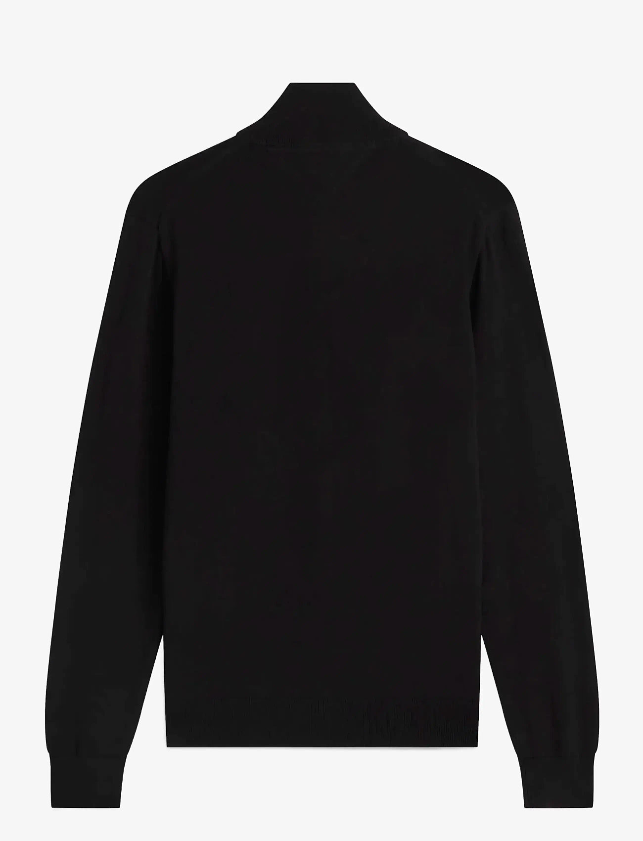 Tommy Hilfiger - ESSENTIAL COTTON ZIP THRU - pullover mit durchgehendem reißverschluss - black - 2