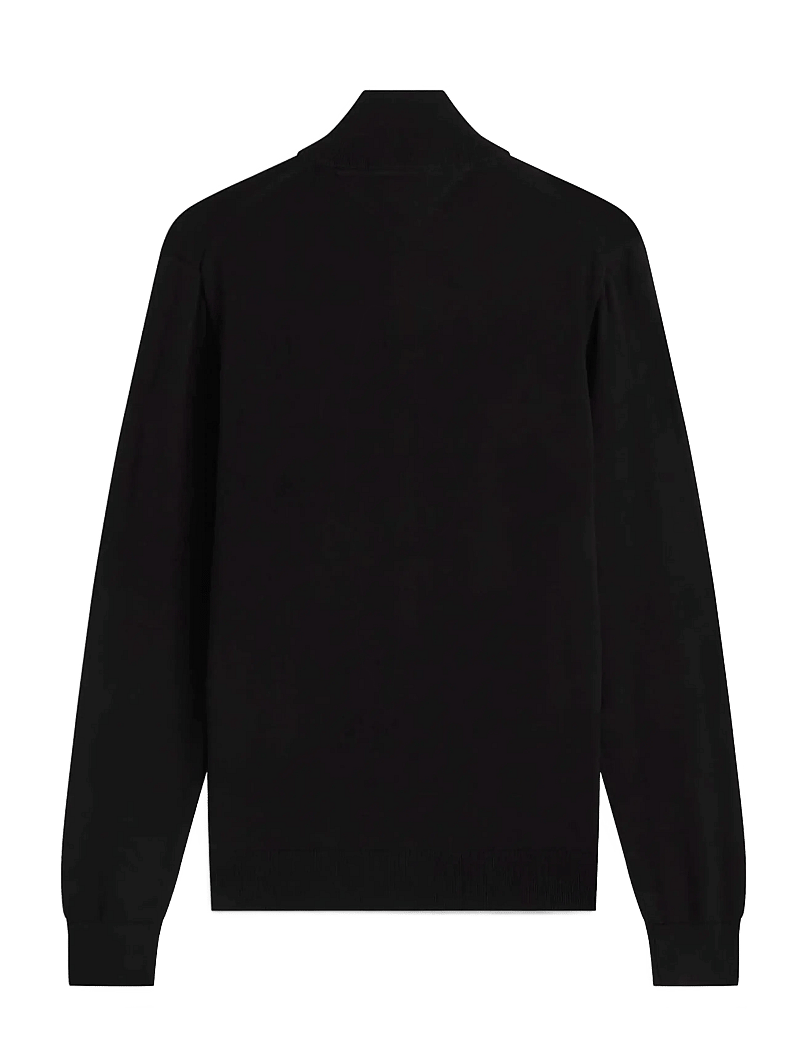 Tommy Hilfiger - ESSENTIAL COTTON ZIP THRU - pullover mit durchgehendem reißverschluss - black - 2