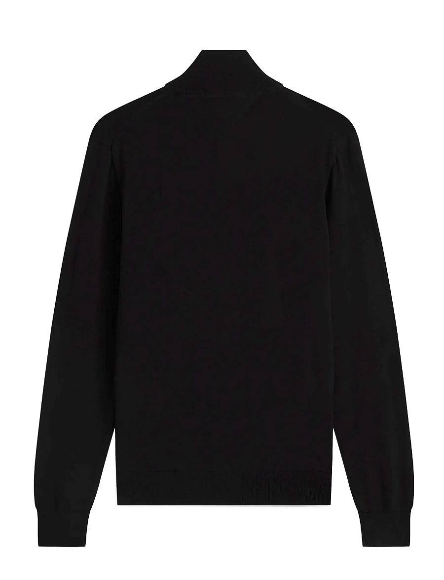 Tommy Hilfiger - ESSENTIAL COTTON ZIP THRU - pulls zippés - black - 2