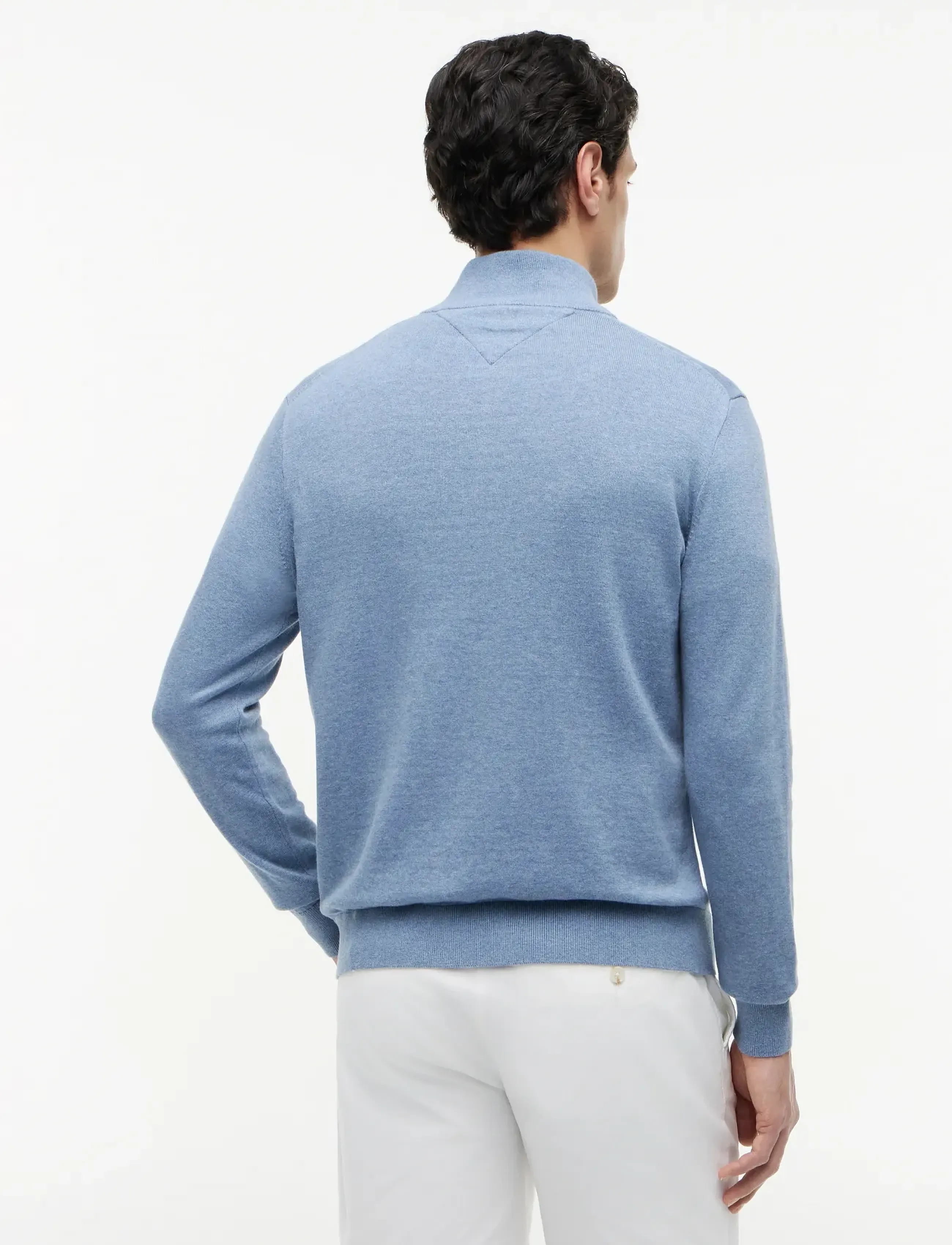 Tommy Hilfiger - ESSENTIAL COTTON ZIP THRU - full zip jumpers - brisk blue heather - 2