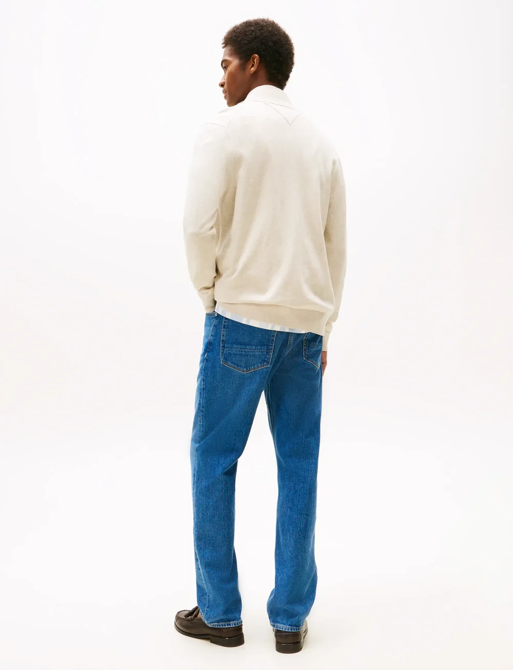 Tommy Hilfiger - ESSENTIAL COTTON ZIP THRU - lukuga džemprid - heathered oatmilk - 3