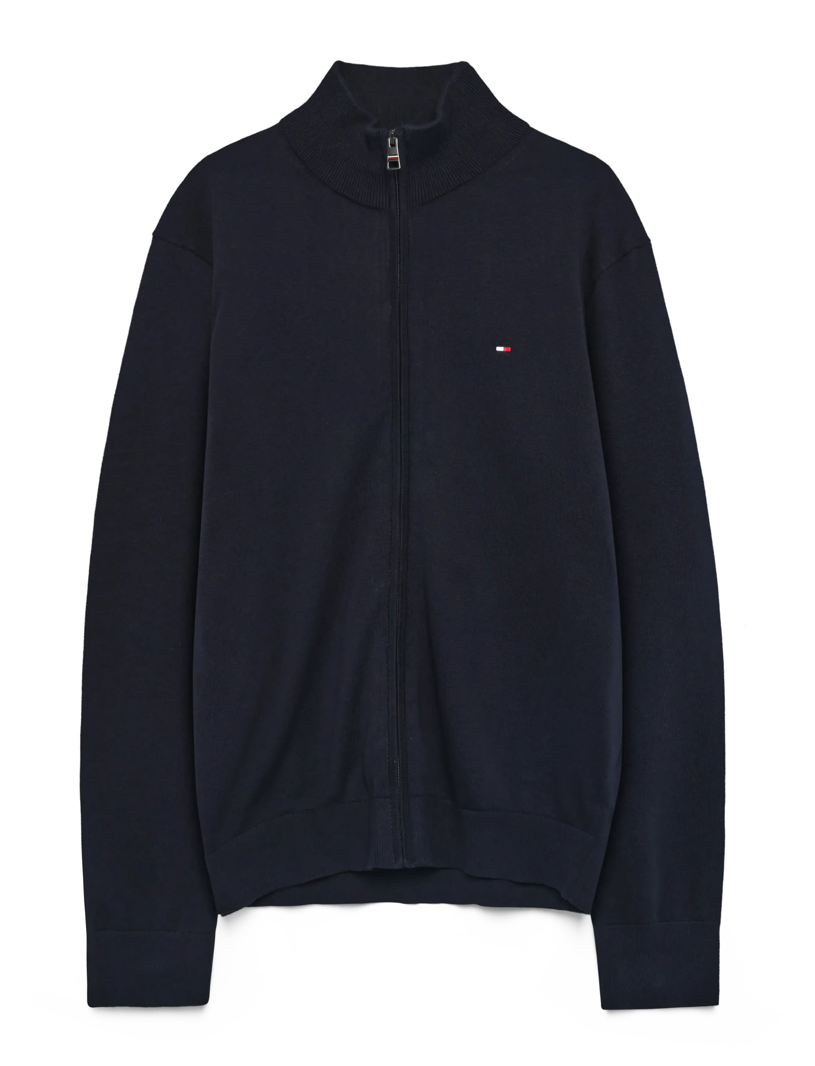 Tommy Hilfiger ESSENTIAL COTTON ZIP THRU - Riided - NAVY BLUE / navy